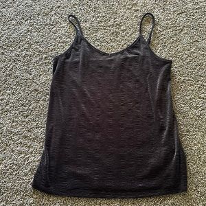 Maurice’s Velour Charcoal Gray Tank Size Medium
